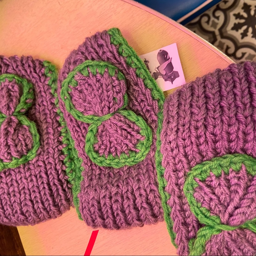 Knit head wrap